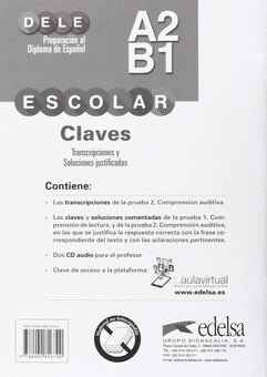 Бумажная книга «Preparacion Al Dele Escolar: Claves (+ 2 CD)» - фото №2 - миниатюра