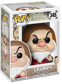  «Коллекционная фигурка Funko Pop! Pop Disney Snow White Grumpy (FK21727)», бренда Funko Pop - фото №3 - миниатюра