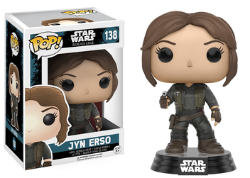  «Колекційна фігурка Funko Pop! Pop movies Star Wars Джин Ерсо (FK10449)», brand Funko Pop / Funko Pop /  - фото №2 - миниатюра