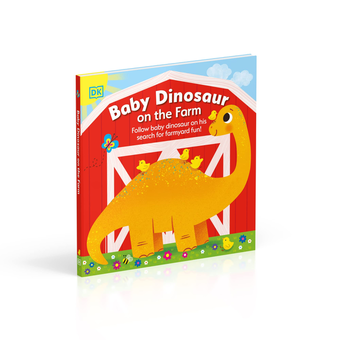 Паперова книга «Baby Dinosaur on the Farm», автор Андреа Міллс - фото №3 - мініатюра