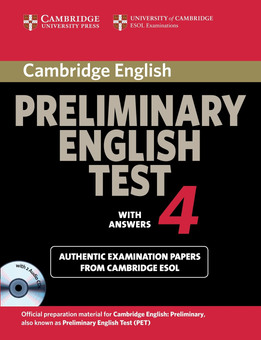 Бумажная книга «Cambridge Preliminary English Test 4. Self-study Pack» - фото №1 - миниатюра