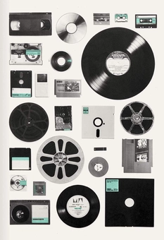 Бумажная книга «Vintage Recordings and Data A5 Journal» - фото №1 - миниатюра