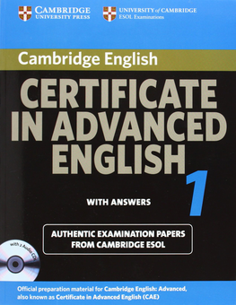 Паперова книга «Cambridge Certificate in Advanced English 1» - фото №1 - мініатюра