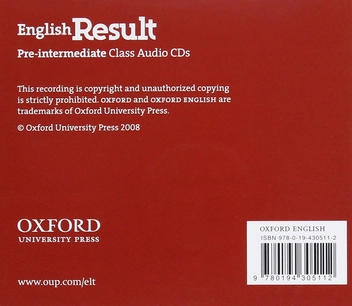Бумажная книга «English Result Pre-Intermediate Class Audio CDs (2) », авторов Энни Макдональд, Марк Хэнкок - фото №2 - миниатюра
