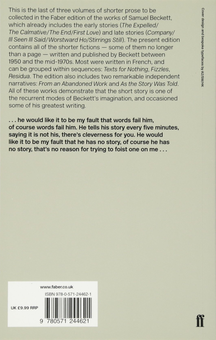 Бумажная книга «Texts for Nothing and Other Shorter Prose. 1950-1976», автор Сэмюэл Беккет - фото №2 - миниатюра