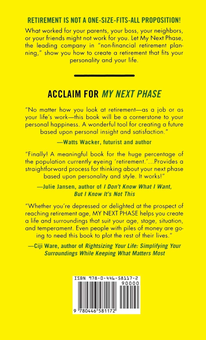Паперова книга «My Next Phase. The Personality-Based Guide to Your Best Retirement», авторів Ерік Сандстрем, Ренді Бернем, Майкл Бернем - фото №2 - мініатюра