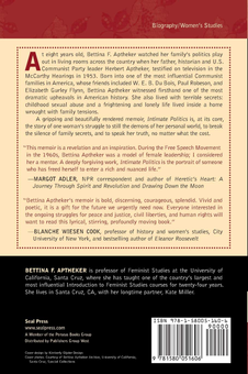 Бумажная книга «Intimate Politics. How I Grew Up Red, Fought for Free Speech, and Became a Feminist Rebel», автор Беттина Аптекер - фото №2 - миниатюра