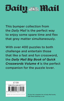 Бумажная книга «Daily Mail Big Book of Quick Crosswords Volume 4» - фото №2 - миниатюра