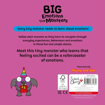 Паперова книга «Tiny Monsters Feel Excited» - фото №2 - мініатюра