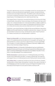 Бумажная книга «The BERA Guide to Decolonising the Curriculum. Equity and Inclusion in Educational Research and Practice» - фото №2 - миниатюра