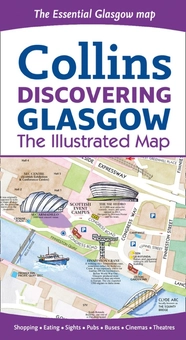 Бумажная книга «Discovering Glasgow Illustrated Map», автор Доминик Беддоу - фото №1 - миниатюра