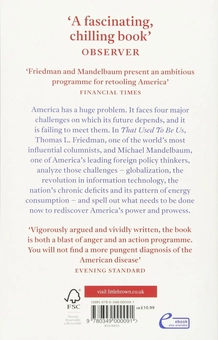 Бумажная книга «That Used To Be Us. What Went Wrong with America - and How It Can Come Back», авторов Томас Фридман, Майкл Мандельбаум - фото №2 - миниатюра