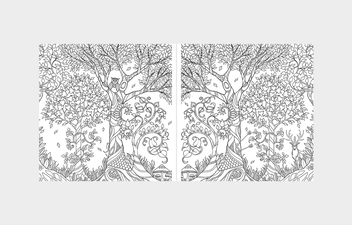 Паперова книга «Miniature Enchanted Forest», автор Джоанна Басфорд - фото №4 - мініатюра