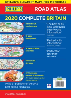 Бумажная книга «2020 Philip's Complete Road Atlas Britain and Ireland : (A4 Spiral Binding)» - фото №2 - миниатюра