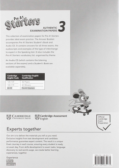 Бумажная книга «Pre A1 Starters 3 Answer Booklet. Authentic Examination Papers » - фото №2 - миниатюра
