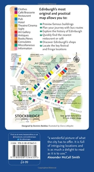 Паперова книга «Discovering Edinburgh Illustrated Map», автор Домінік Беддоу - фото №2 - мініатюра