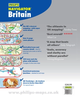 Бумажная книга «Philip's Navigator Britain Spiral Bound» - фото №2 - миниатюра