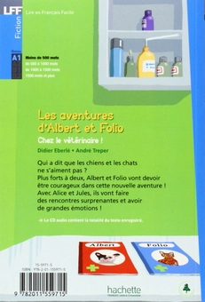 Паперова книга «Albert et Folio: Chez le veterinaire (+ CD audio MP3) », авторів André Treper, Didier Eberlé - фото №3 - мініатюра