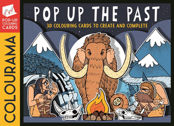Паперова книга «COLOURAMA. Pop Up The Past. 3D Colouring Cards to Create and Complete», автор Джон Пол де Куей - фото №1 - мініатюра