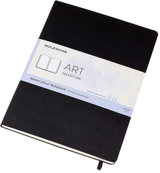  «Скетчбук Moleskine Art для акварели А4 Черный (ARTBF837)», бренда Moleskine - фото №2 - миниатюра