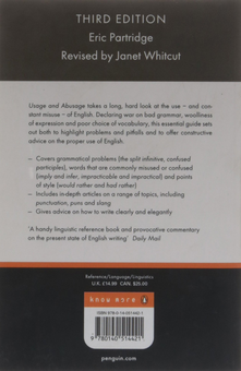 Бумажная книга «Usage and Abusage. A Guide to Good English», автор Эрик Партридж - фото №2 - миниатюра