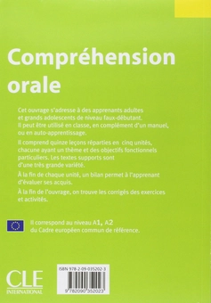 Паперова книга «Compréhension orale 1. A1/A2 (+CD)», автор Мішель Барфеті - фото №2 - мініатюра