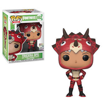  «Коллекционная фигурка Funko Pop! Pop Games Fortnite S2 Tricera Ops (FK36024)», бренда Funko Pop - фото №2 - миниатюра