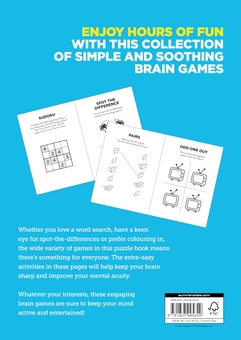 Паперова книга «Brain Games for Seniors: Fun, Achievable and Soothing Logic Puzzles for Seniors with Dementia, Alzheimer’s and other Memory Loss Conditions to Stimulate the Brain and Boost Cognitive Abilities», автор Summersdale Publishers - фото №2 - мініатюра