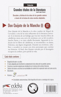 Бумажная книга «Grandes Títulos de la Literatura. Don Quijote de la Mancha 1 (B2)», автор Мигель де Сервантес - фото №2 - миниатюра