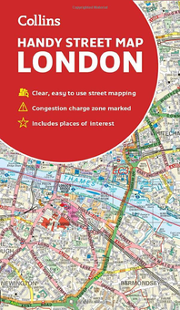 Бумажная книга «Collins London Handy Street Map» - фото №1 - миниатюра