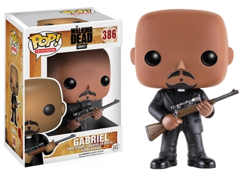  «Коллекционная фигурка Funko Pop! Pop TV Ходячие Мертвецы Габриэль (FK11066)», бренда Funko Pop - фото №2 - миниатюра