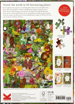  «Пазл Laurence King Around the World in 50 Plants 1000 елементів», бренда Laurence King - фото №2 - миниатюра