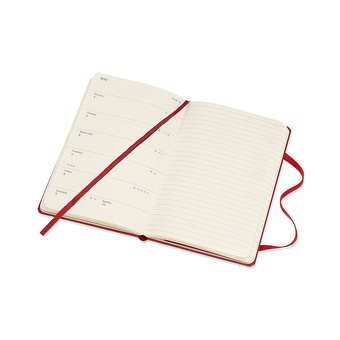  «Карманный еженедельник Moleskine на 2020 год Красный (DHF212WN2Y20)», бренда Moleskine - фото №4 - миниатюра