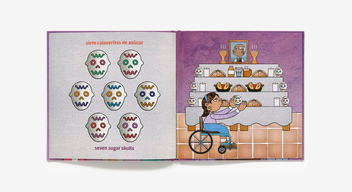 Бумажная книга «Día de Muertos: Números», автор Данкан Тонатью - фото №5 - миниатюра