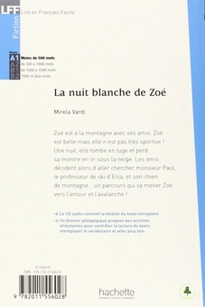 Бумажная книга «La Nuit blanche de Zoe (+ audio CD)», автор Mirela Vardi - фото №3 - миниатюра