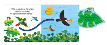 Бумажная книга «The Very Hungry Caterpillar's Jungle Hide and Seek», автор Эрик Карл - фото №4 - миниатюра