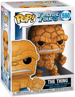  «Коллекционная фигурка Funko Pop! Fantastic Four The Thing (44988)», бренда Funko Pop - фото №3 - миниатюра