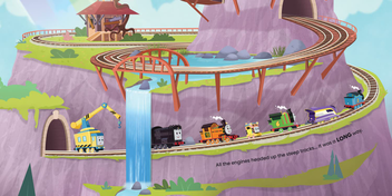 Бумажная книга «Thomas & Friends: Chasing Rainbows» - фото №5 - миниатюра