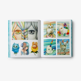 Бумажная книга «Pop Manga Stickerology: A Surreal Safari of 250+ Cute and Quirky Stickers», автор Камилла д'Эррико - фото №4 - миниатюра