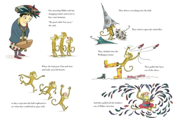 Паперова книга «Three Little Monkeys Ride Again», автор Квентін Блейк - фото №2 - мініатюра