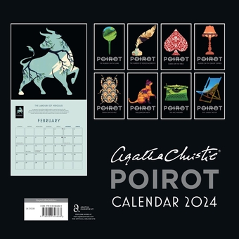 Паперова книга «Agatha Christie Poirot Calendar 2024», автор Агата Крісті - фото №2 - мініатюра