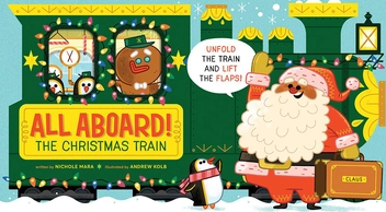 Паперова книга «All Aboard! The Christmas Train», автор Ніколь Мара - фото №2 - мініатюра