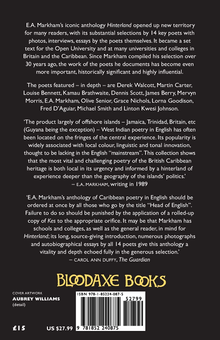 Бумажная книга «Hinterland. Caribbean Poetry from the West Indies and Britain», автор Э. А. Маркхэм - фото №2 - миниатюра