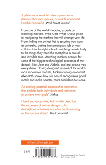 Паперова книга «Who Gets What — And Why? Understand the Choices You Have, Improve the Choices You Make», автор Елвін Рот - фото №2 - мініатюра