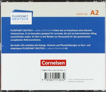 Бумажная книга «Pluspunkt Deutsch. Leben in Österreich A2. Audio-CDs wav-Format zu Kurs- und Arbeitsbuch» - фото №2 - миниатюра