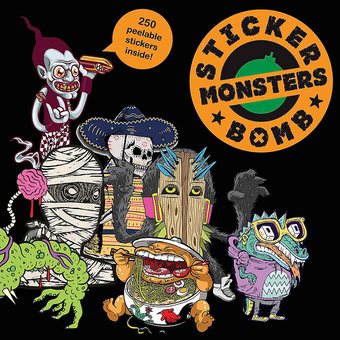 Бумажная книга «Stickerbomb Monsters» - фото №1 - миниатюра