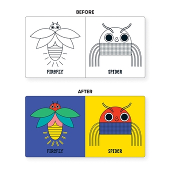 Бумажная книга «Bug Out! Color Magic Bath Book» - фото №7 - миниатюра