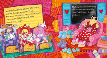 Бумажная книга «The Three Billy Goats Fluff », автор Рэйчел Мортимер - фото №3 - миниатюра