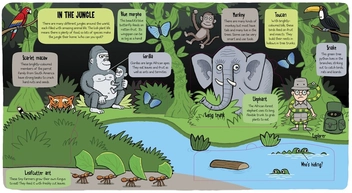 Паперова книга «Little Explorers: The Animal World», автор Рут Мартін - фото №3 - мініатюра