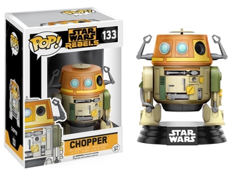  «Коллекционная фигурка Funko Pop! Pop Movies Star Wars Rebels Chopper (FK10771)», бренда Funko Pop - фото №2 - миниатюра